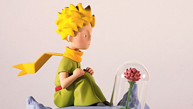 the little prince wit the rose
