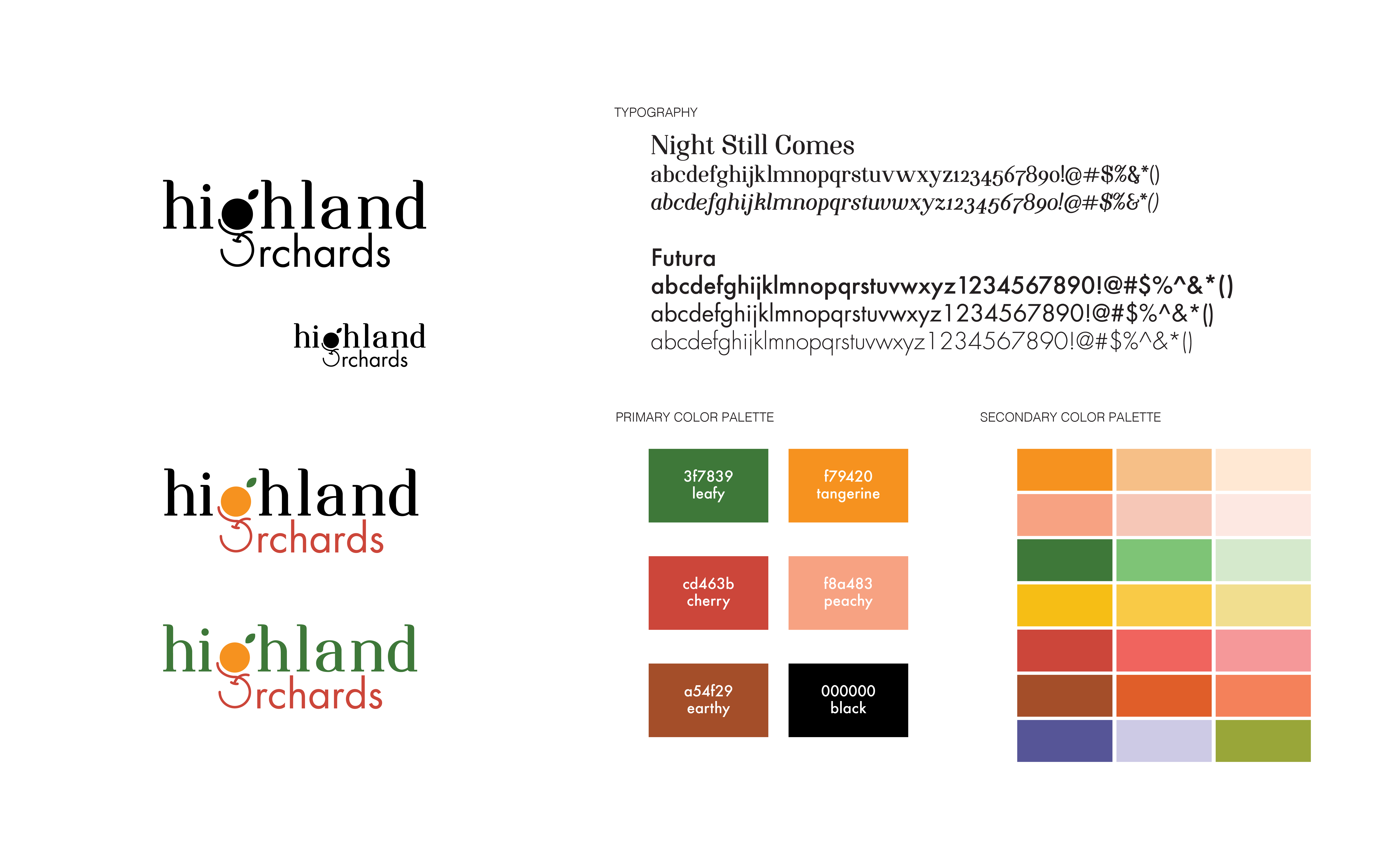 highland orchards rebrand highlights