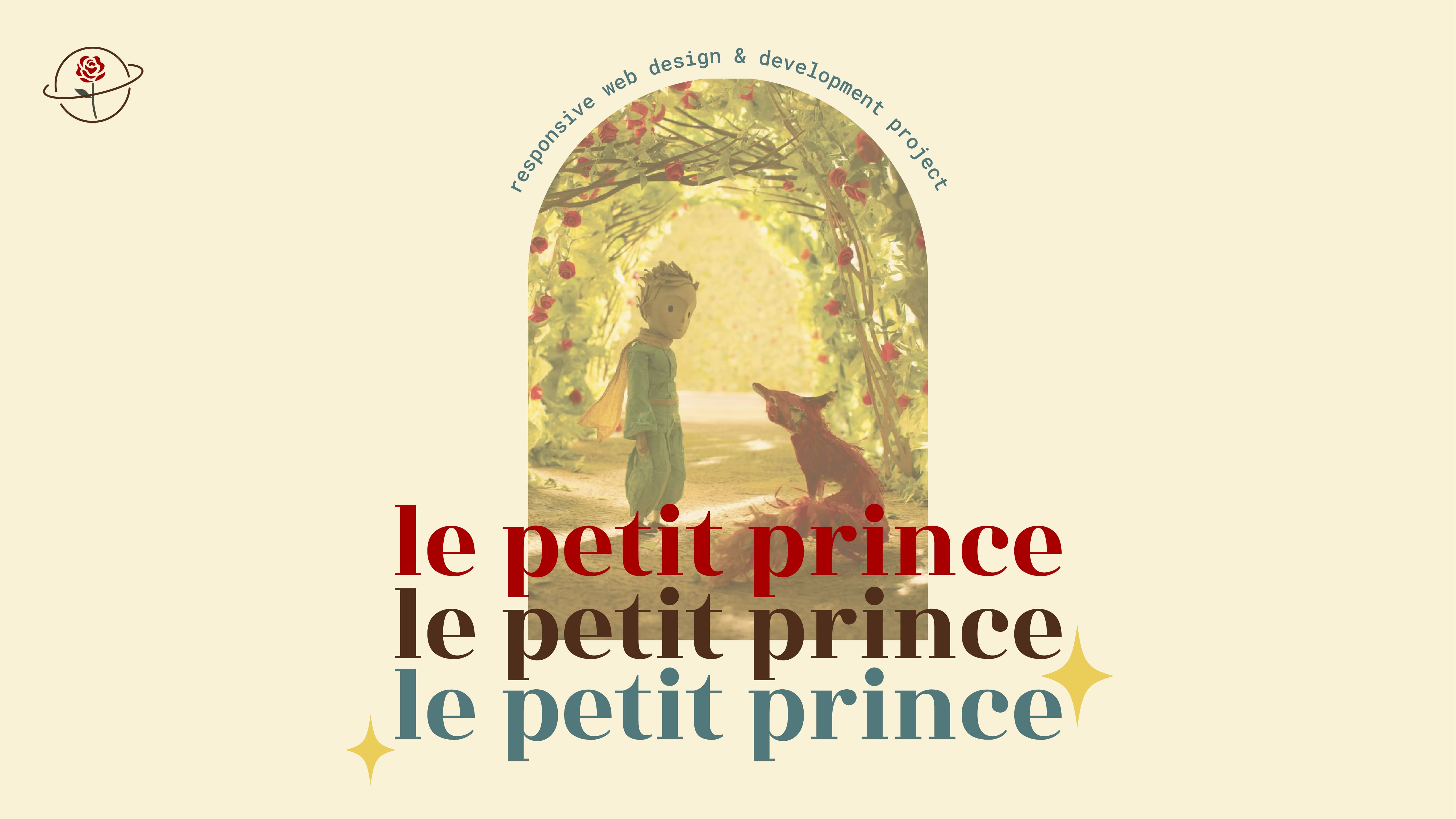 the little prince website design ux ui front end development banner image